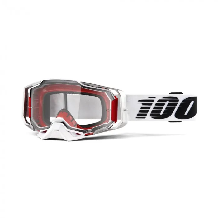 100% Armega MX Goggles Clear Lens