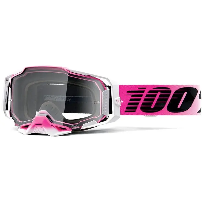 100% Armega MX Goggles Clear Lens