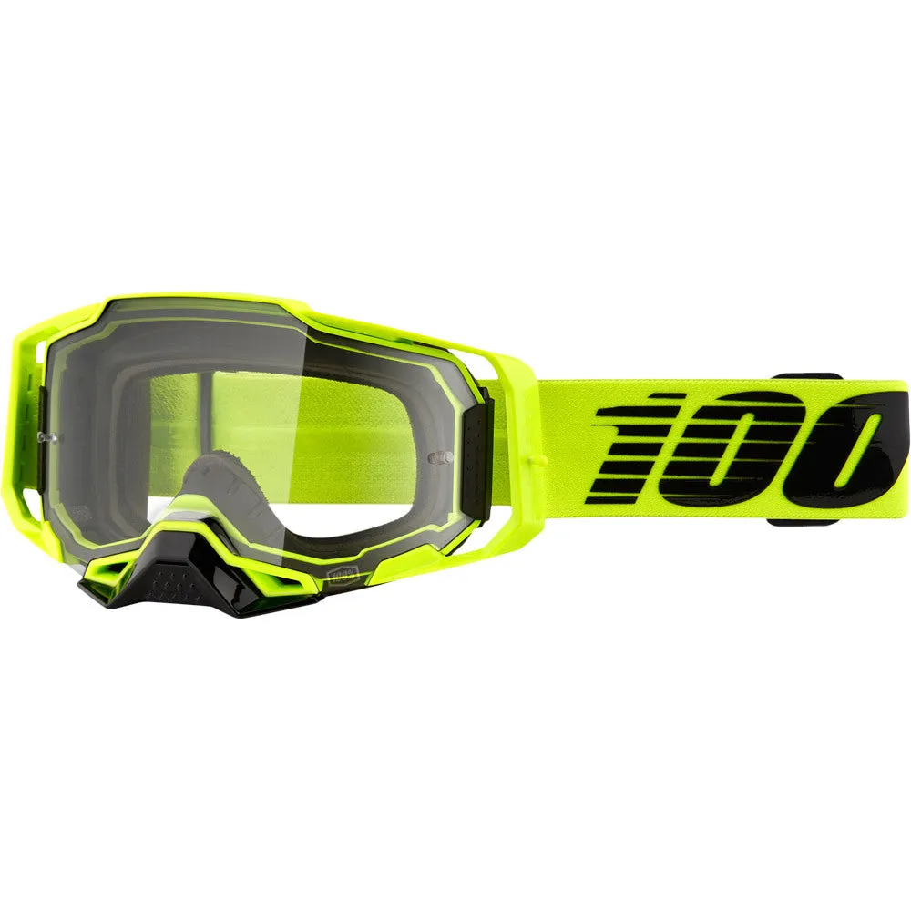 100% Armega MX Goggles Clear Lens