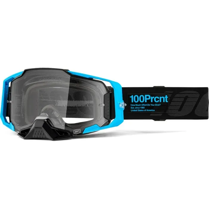 100% Armega MX Goggles Clear Lens