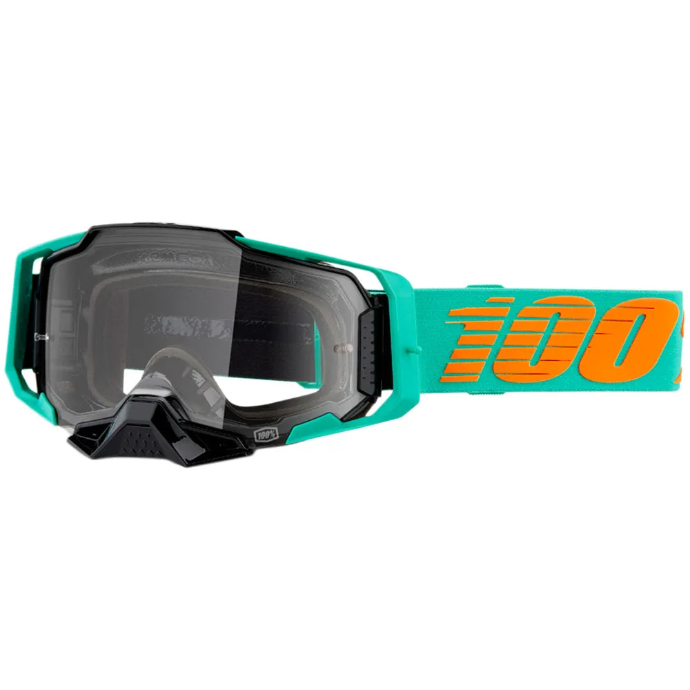 100% Armega MX Goggles Clear Lens