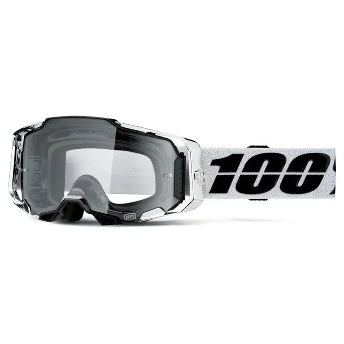 100% Armega MX Goggles Clear Lens