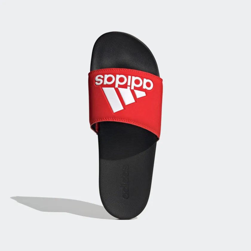 ADIDAS ADILETTE COMFORT SLIDES - ACTIVE RED / CLOUD WHITE / CORE BLACK