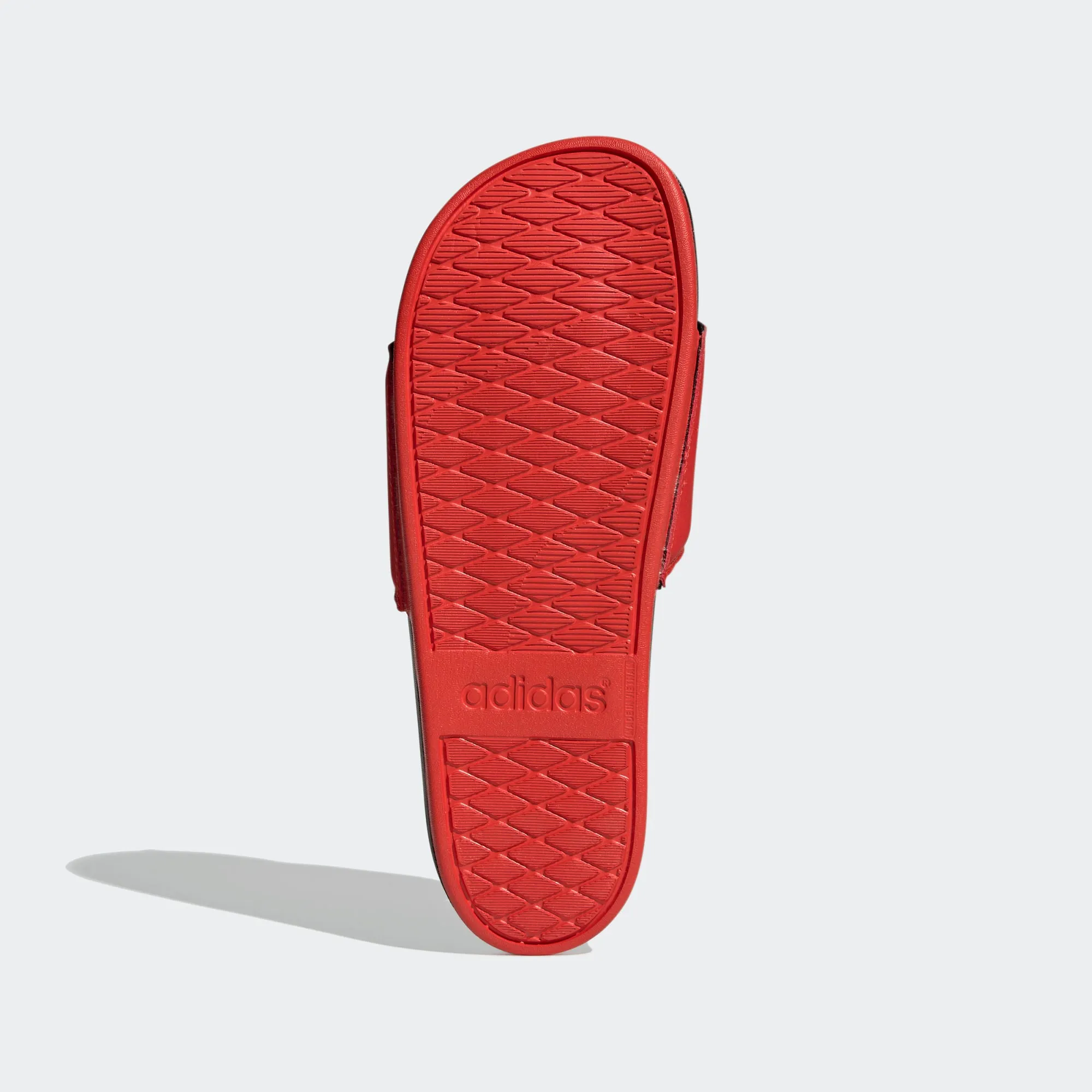 ADIDAS ADILETTE COMFORT SLIDES - ACTIVE RED / CLOUD WHITE / CORE BLACK