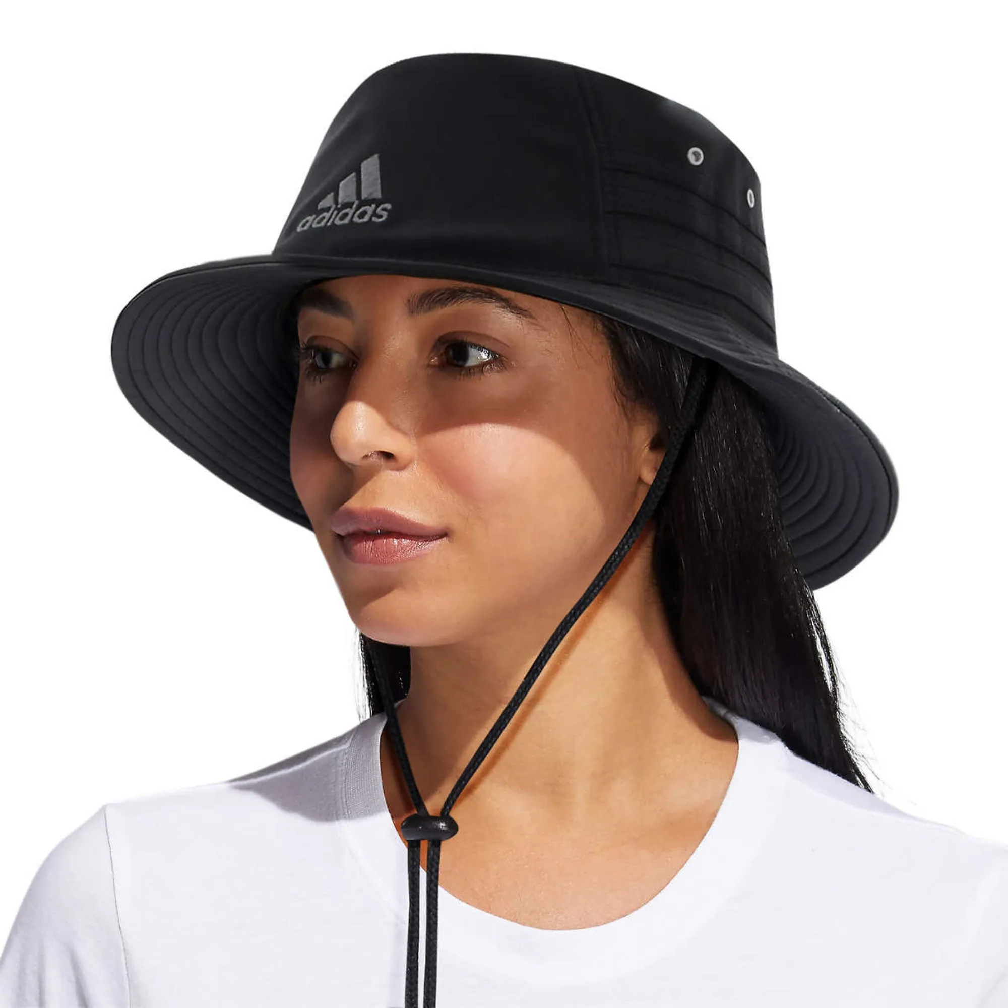 Adidas Aeroready Unisex Men's Women's Bucket Sun Hat Lightweight Moisture Wicking UPF 50 Adjustable Strap