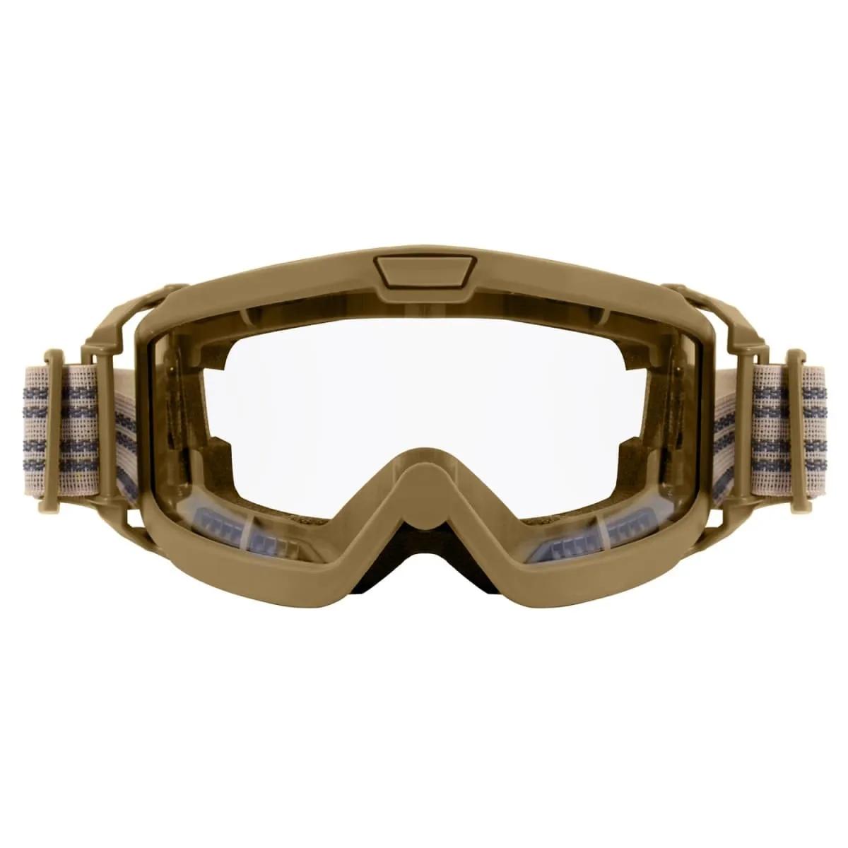 ANSI OTG Goggles Coyote Clear