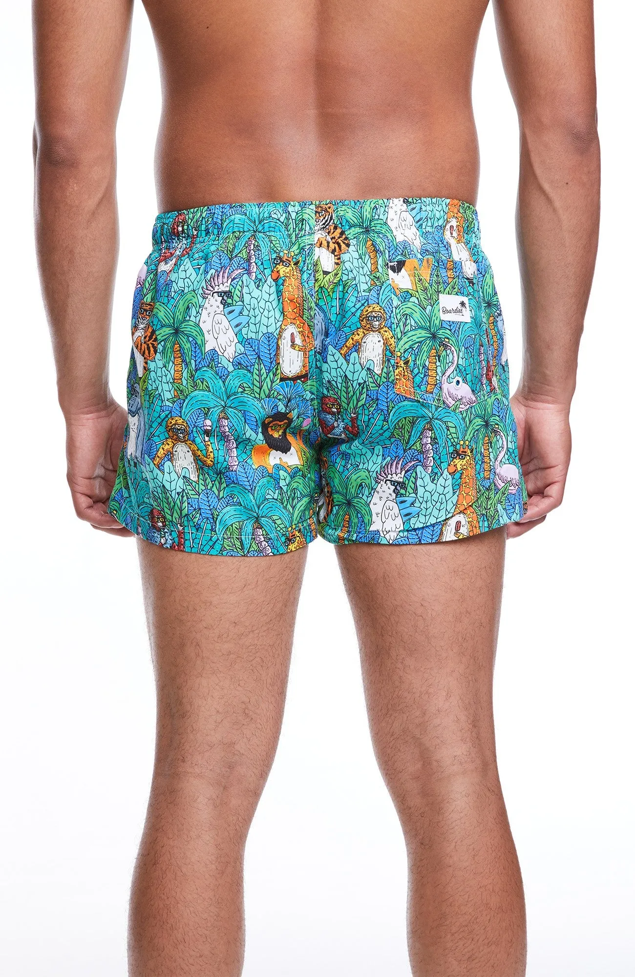 Boardies Mulga Jungle Shortie Length Swim Shorts