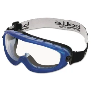 Bolle Safety 40092 ATOM GOGGLE CLEAR PC/BLUE