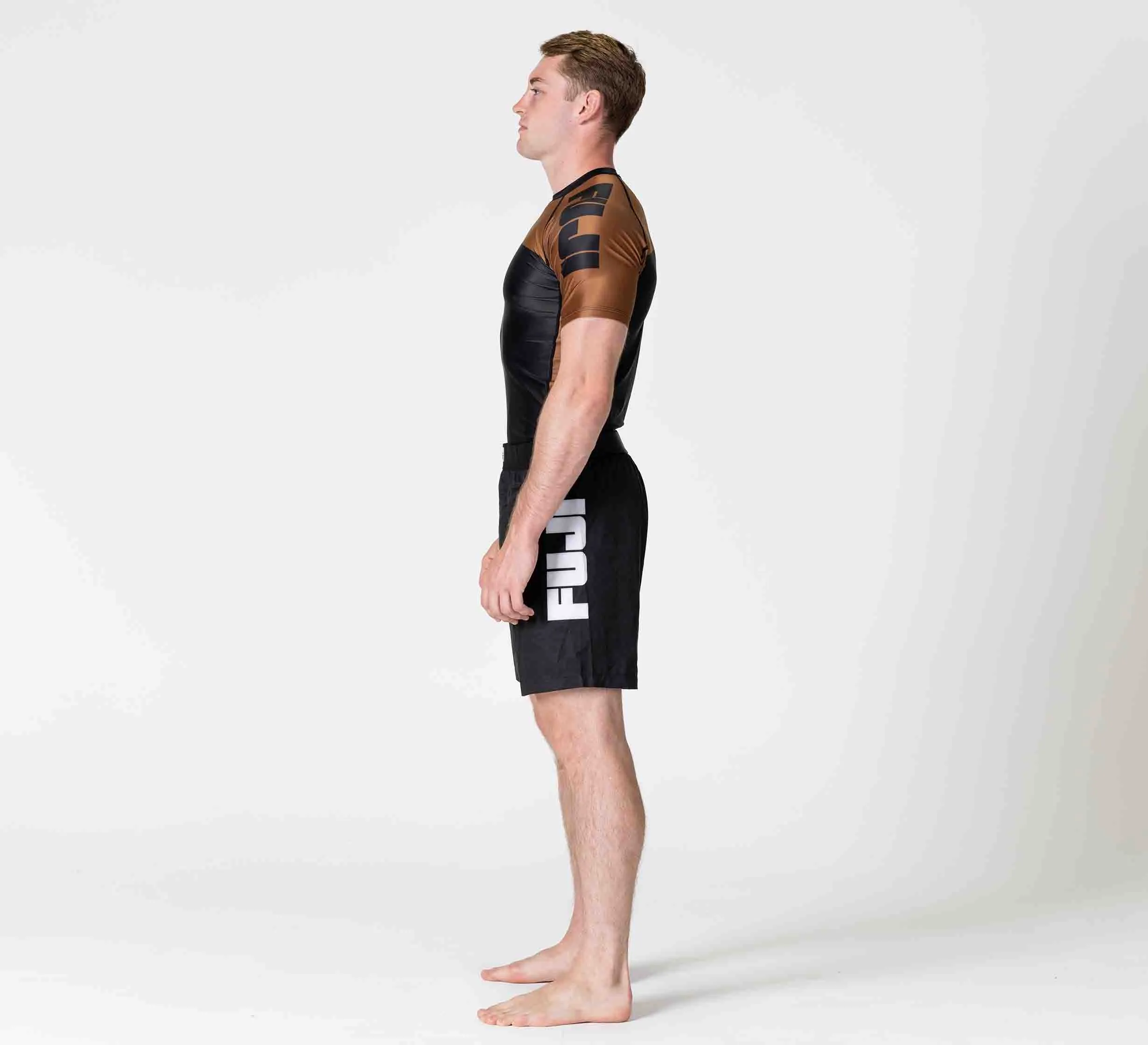 Competition Ranked Rashguard Brown