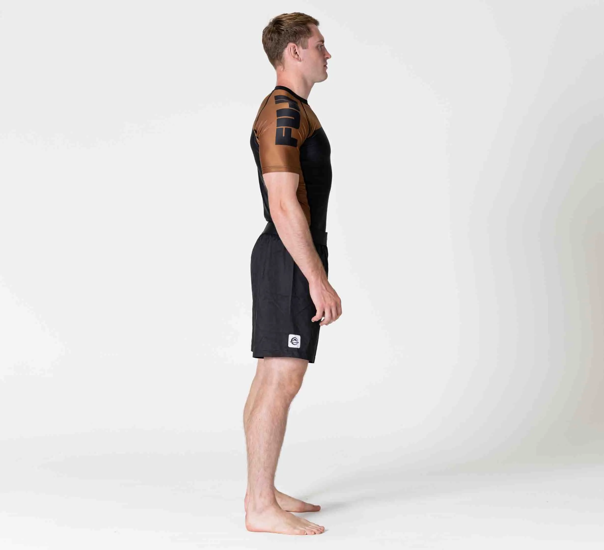 Competition Ranked Rashguard Brown