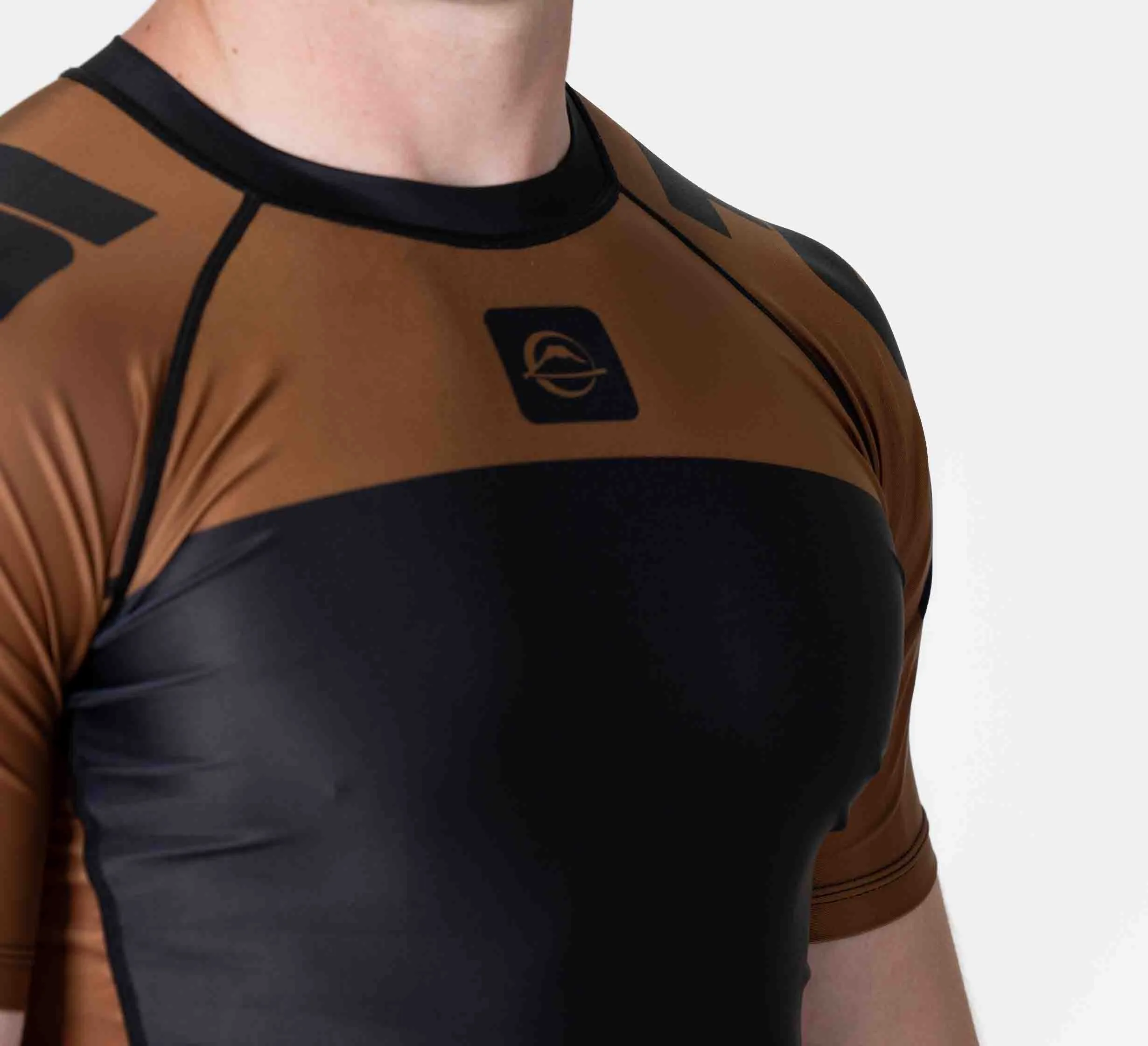 Competition Ranked Rashguard Brown