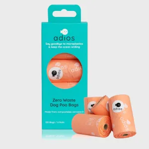 Compostable Dog Poo Bags with Handles from Adios