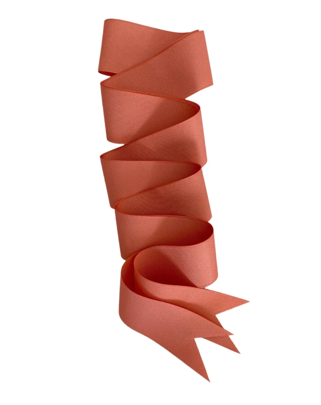 Coral Grosgrain Ribbon - Long