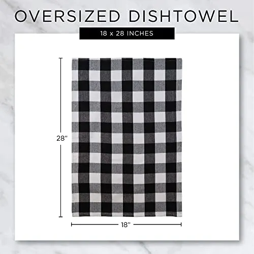 DII Fall Kitchen Towels for Kitchen Decorative Cotton Dish Towel Set, 18x28, Grateful Heart, 2 Count