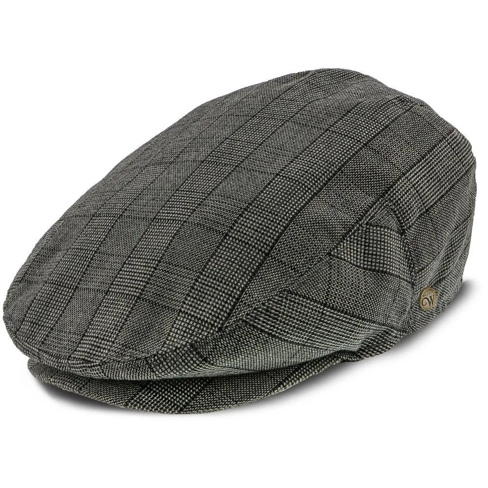 Director - Walrus Hats Grey Plaid Polyester Ivy Cap