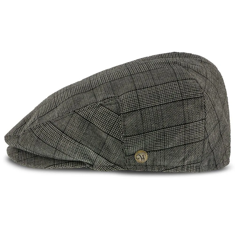 Director - Walrus Hats Grey Plaid Polyester Ivy Cap