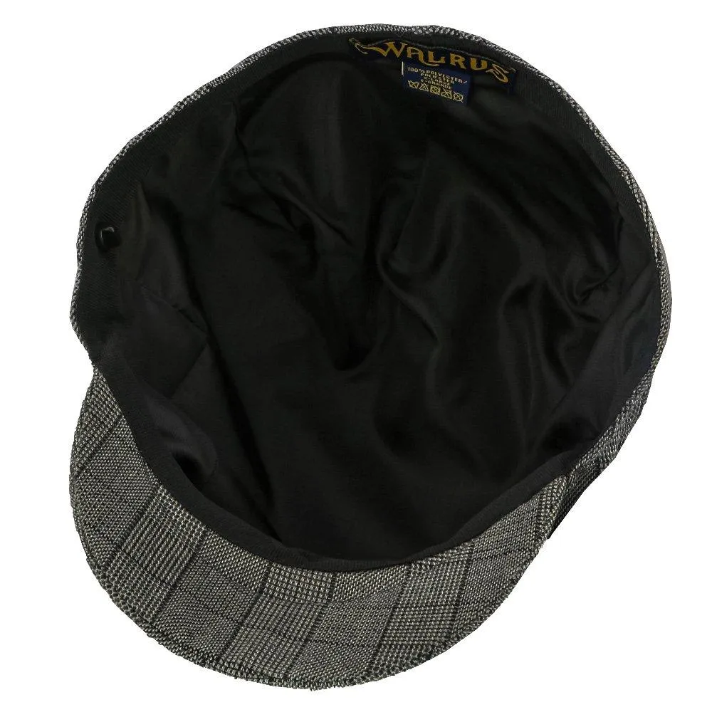 Director - Walrus Hats Grey Plaid Polyester Ivy Cap