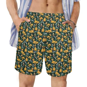 Disney Pluto Life Is Better With A Dog Men's Swim Trunks Swimsuit