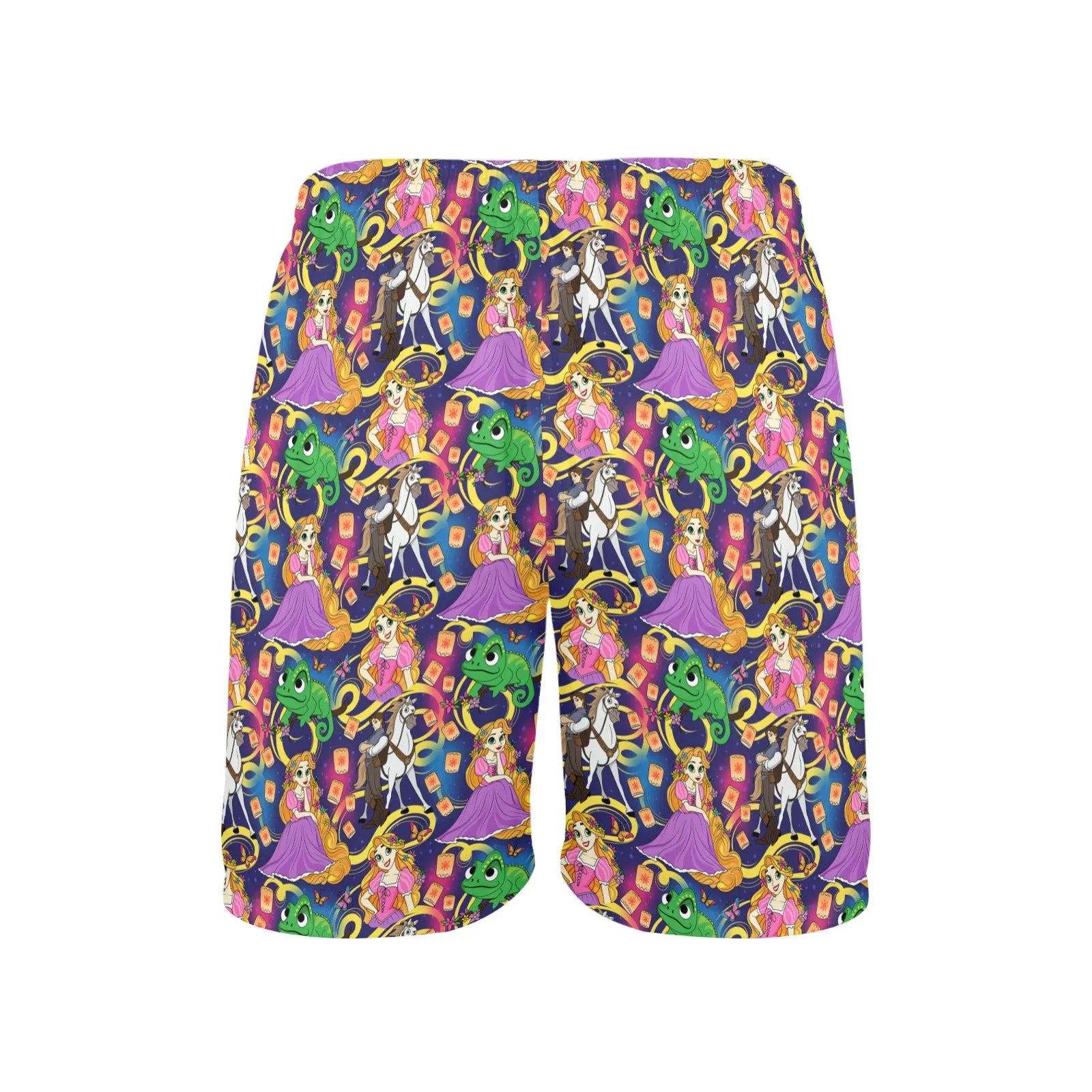 Disney Tangled Rapunzel At Last I See The Light Men's Swim Trunks Swimsuit