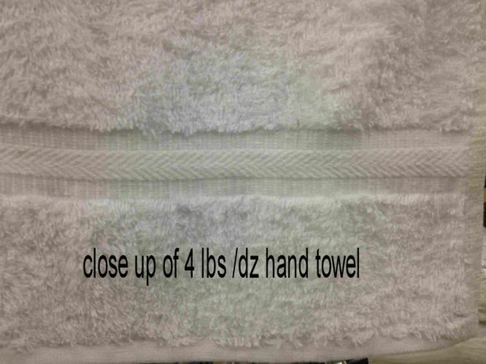 Dz. White Hand Towels 16" x 30" - 4 lbs/dz