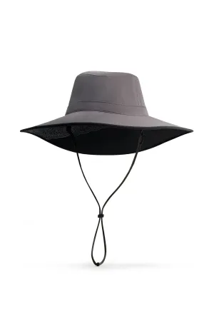 Etta Sun Catcher Hat| Carbon/Black Travel Medallion