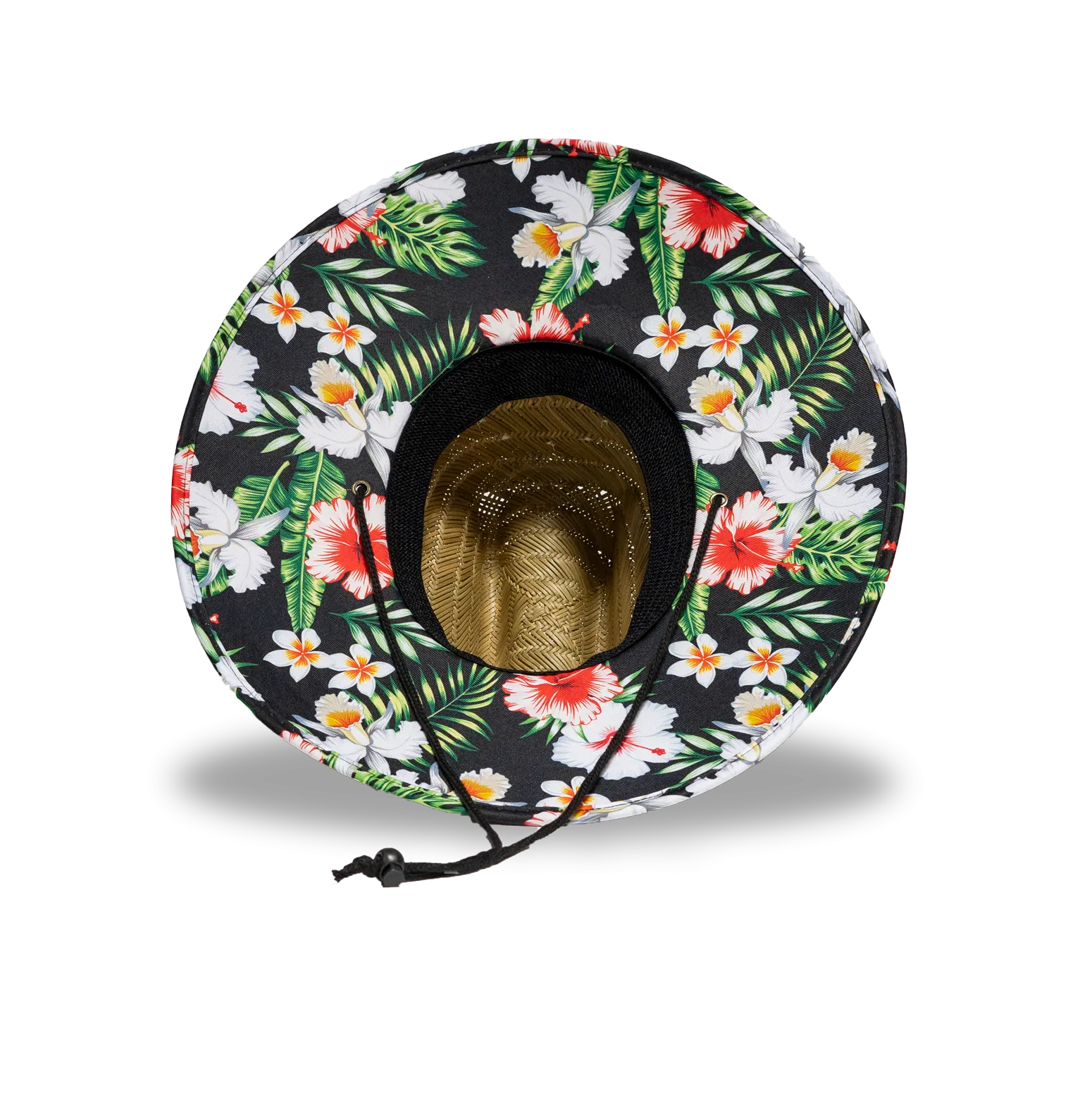 Farmers Defense Straw Hat - Tropical Flower