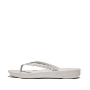 Fitflop iQushion Sparkle Tiptoe Grey