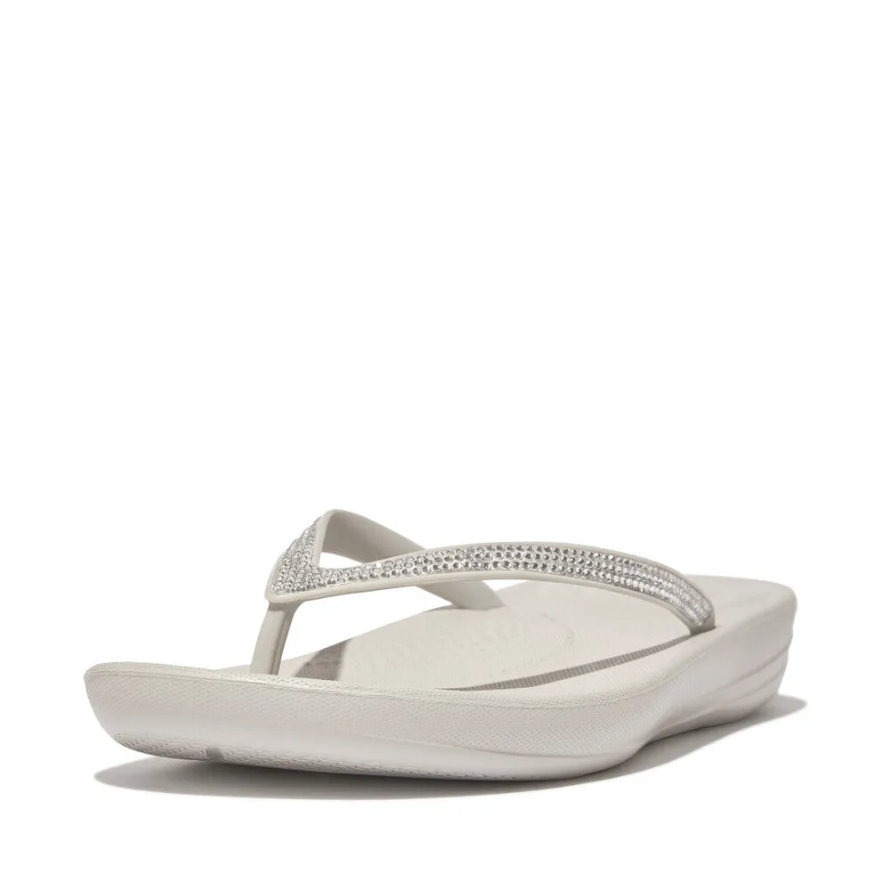 Fitflop iQushion Sparkle Tiptoe Grey