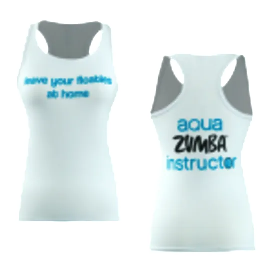 Floaties Aqua Zumba Instructor Racerback