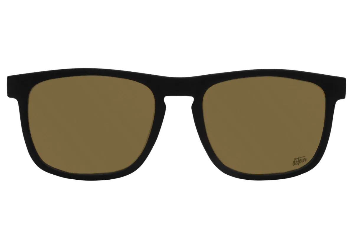 Floaties XL - Matte Black - 24K Gold Lens Polarized