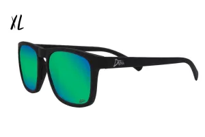 Floaties XL - Matte Black - Green Machine Lens Polarized