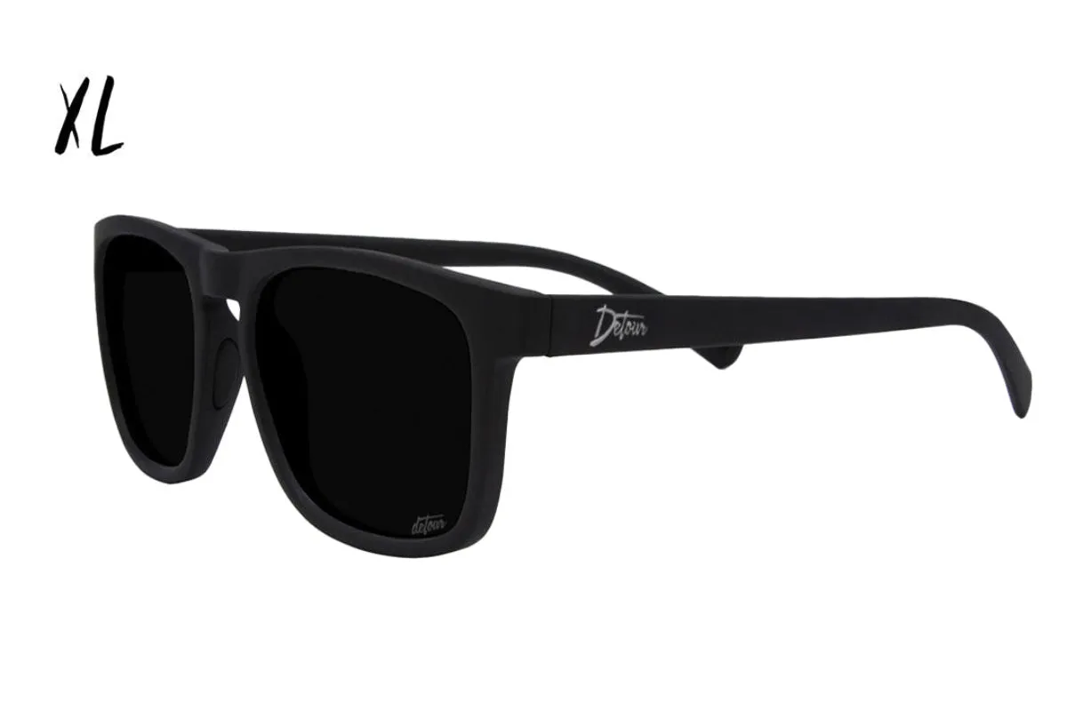 Floaties XL - Matte Black - Jet Black Lens Polarized