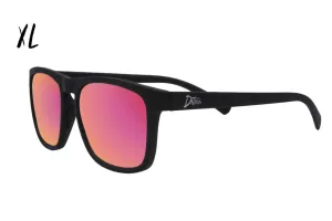 Floaties XL - Matte Black - Pink Lemonade Lens Polarized