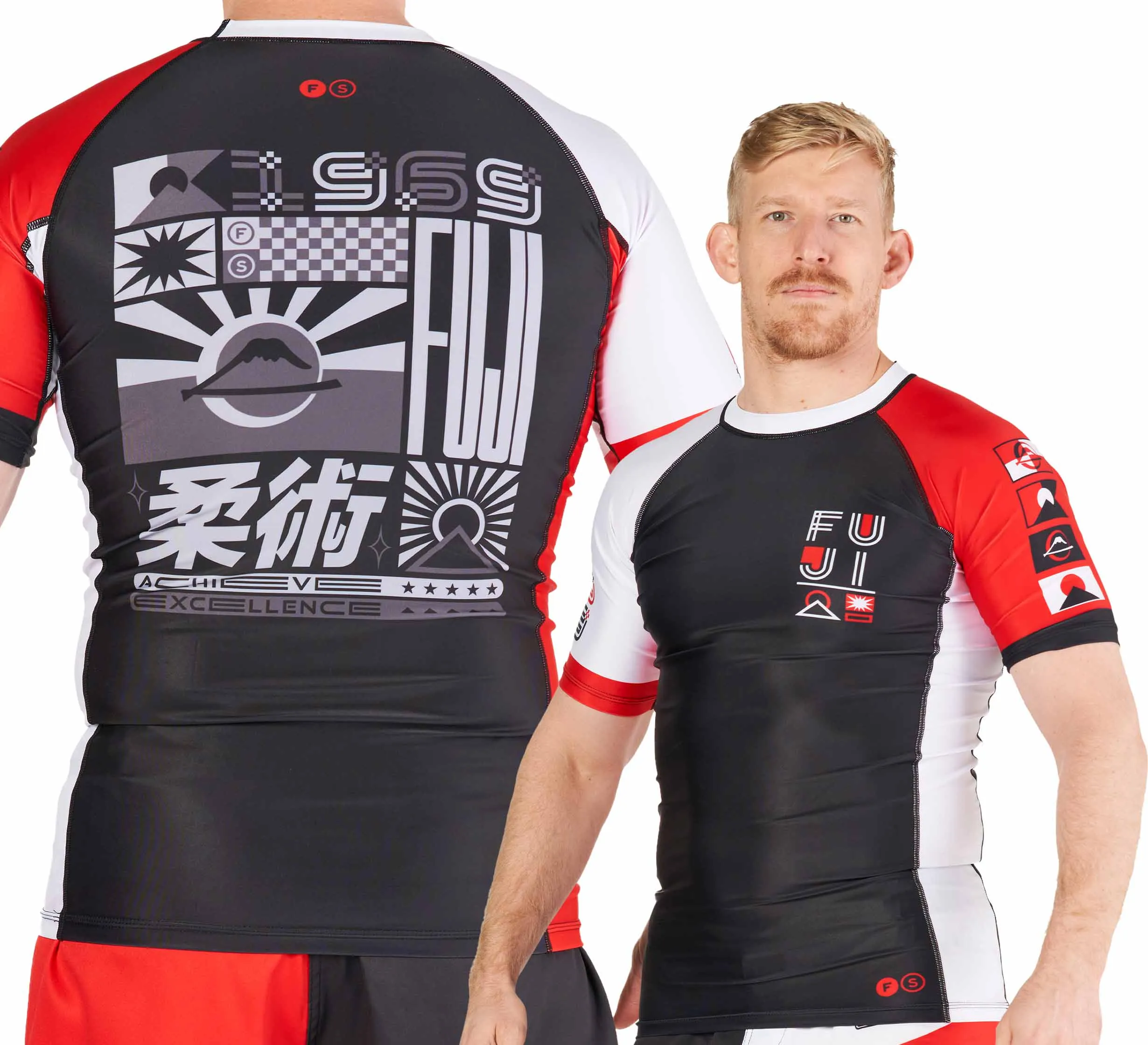 FUJI Flag Rashguard Black