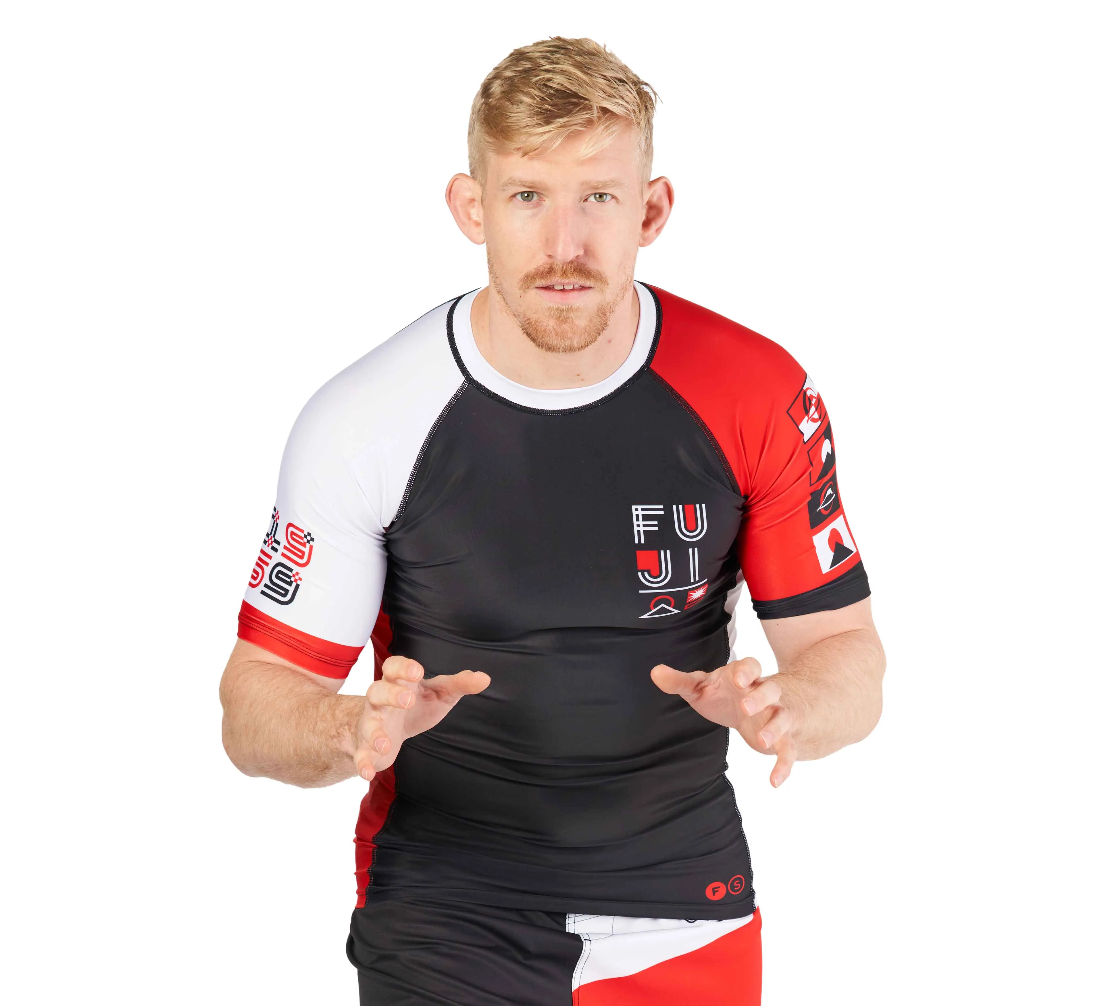 FUJI Flag Rashguard Black