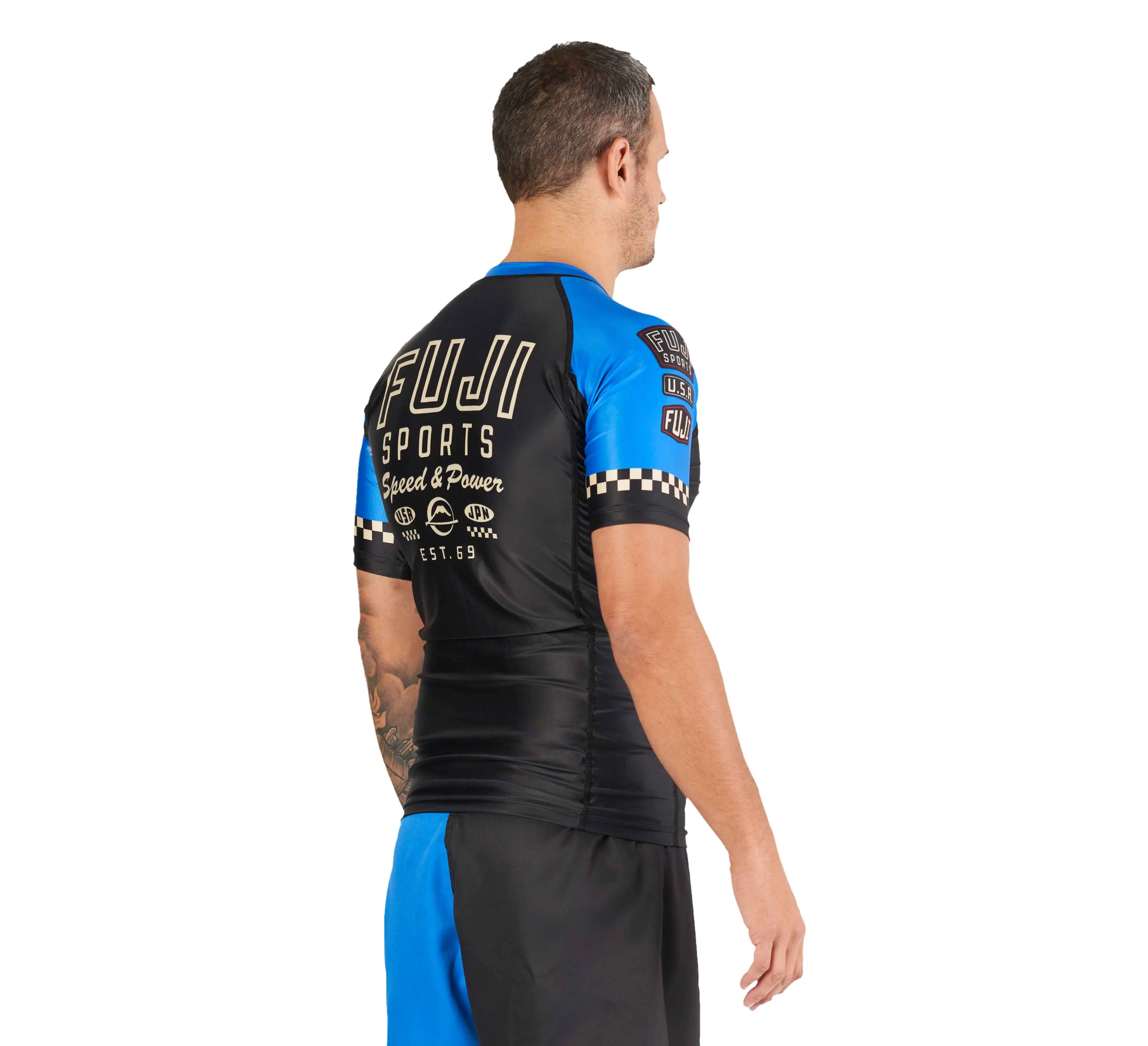 Full Throttle Rashguard Black/Blue