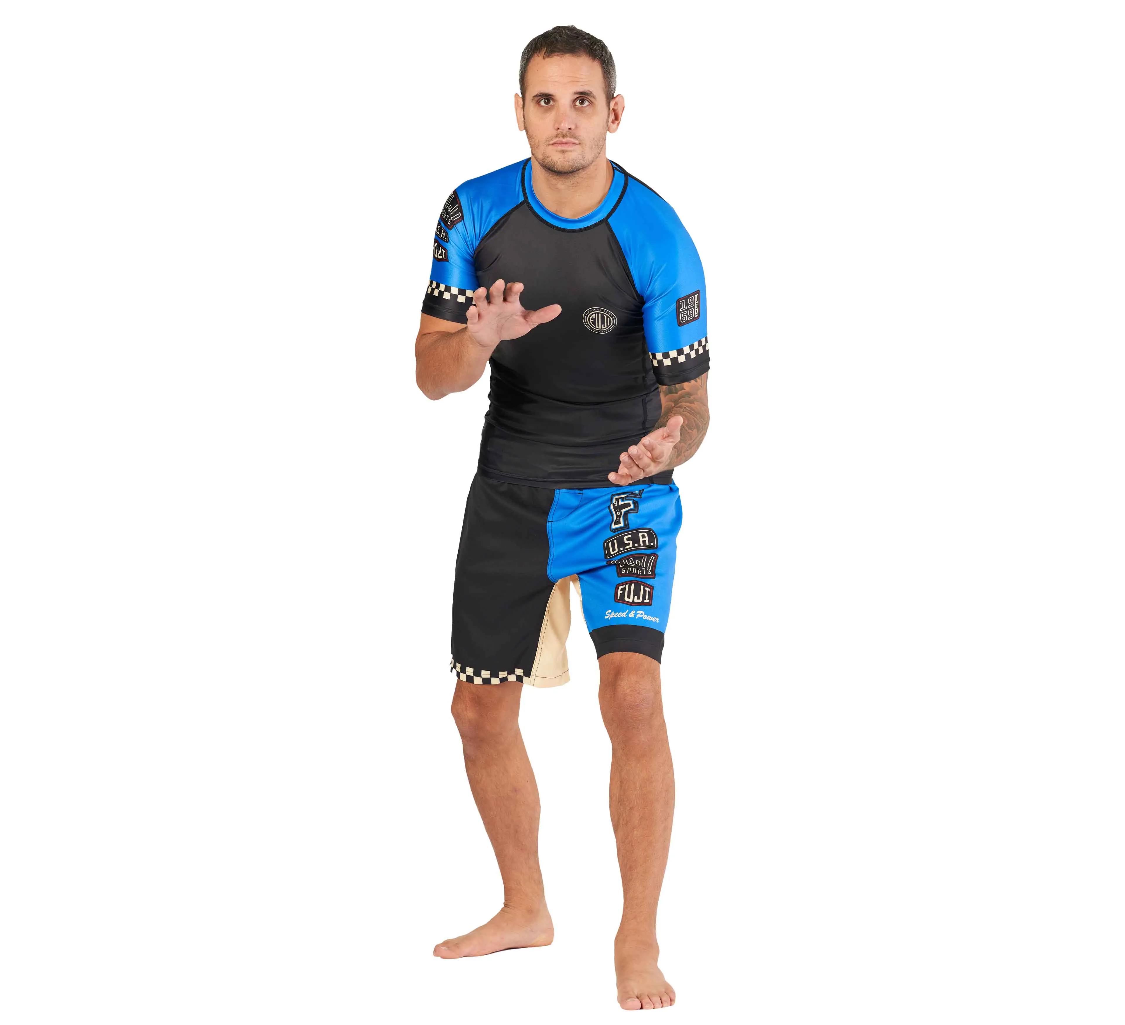 Full Throttle Rashguard Black/Blue