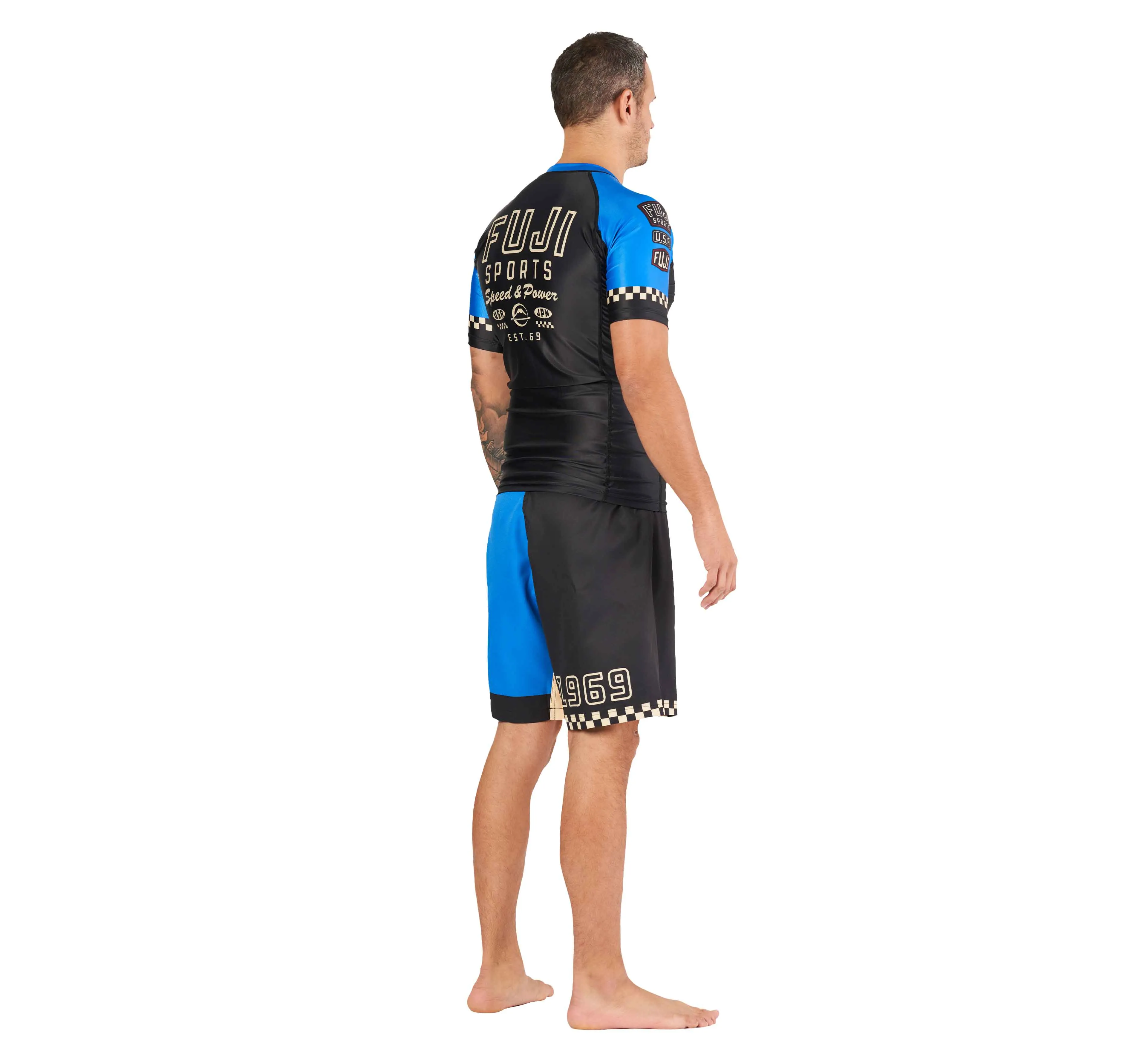 Full Throttle Rashguard Black/Blue