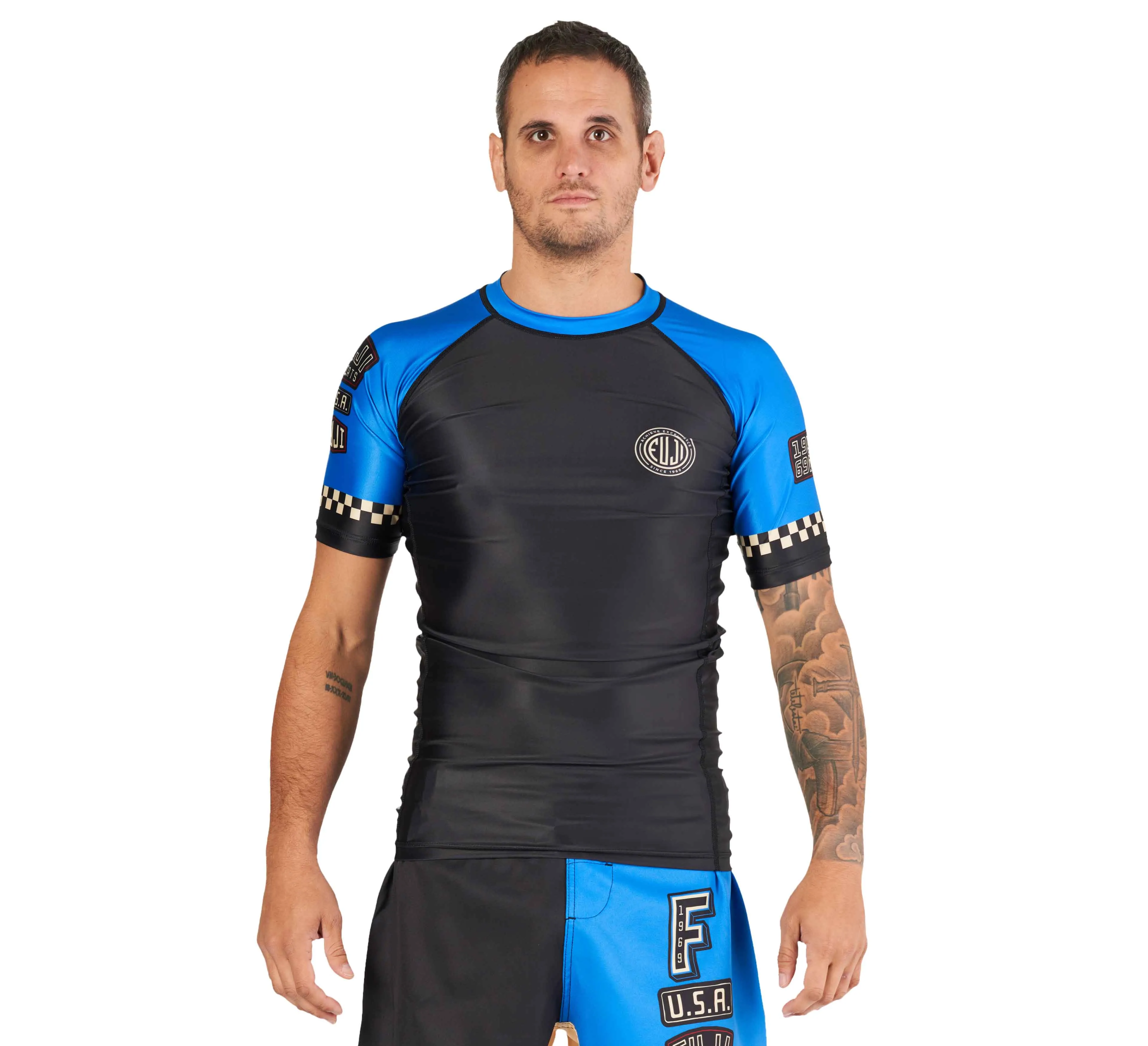 Full Throttle Rashguard Black/Blue