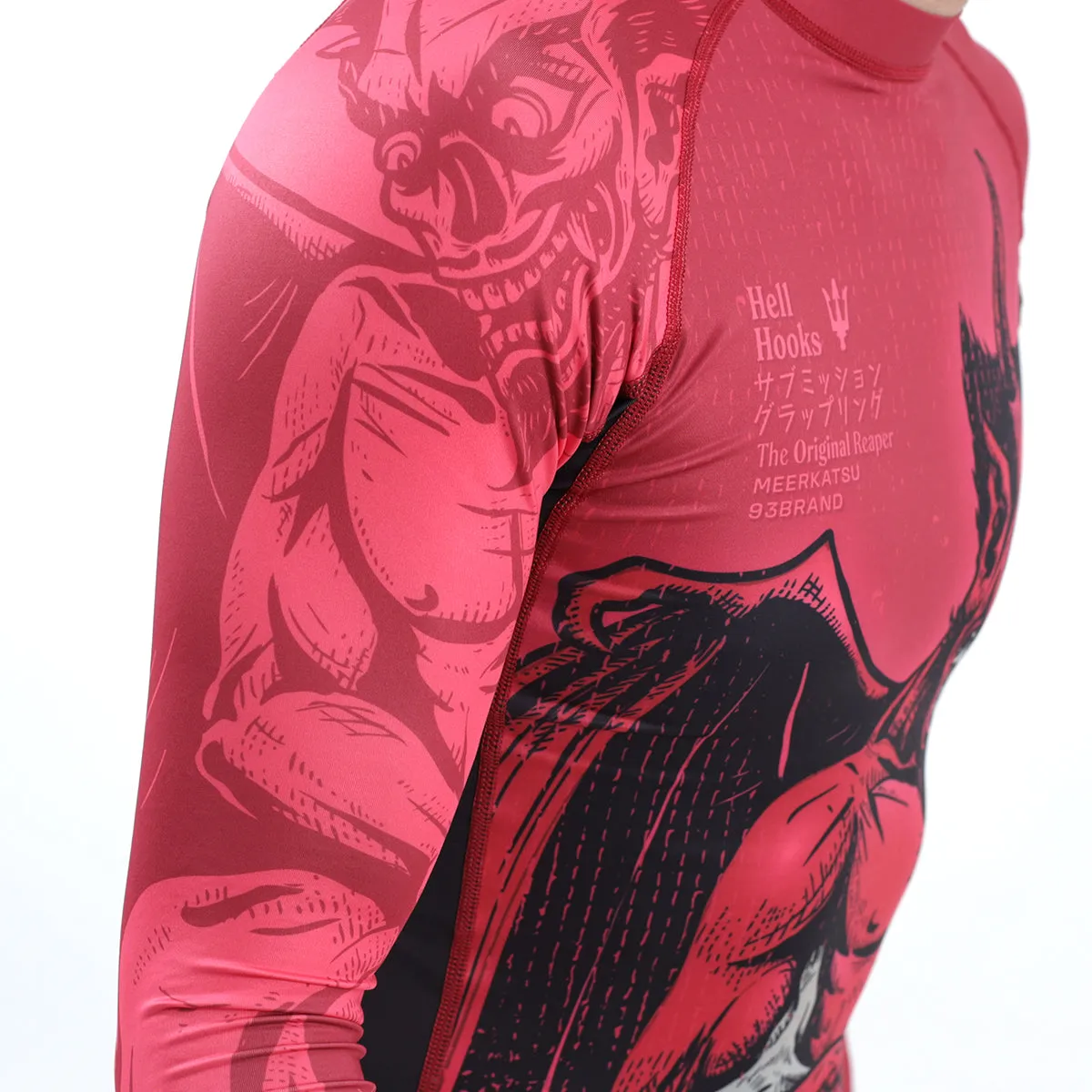 HELL HOOKS 2.0 Men's Rash Guard - Long Sleeve