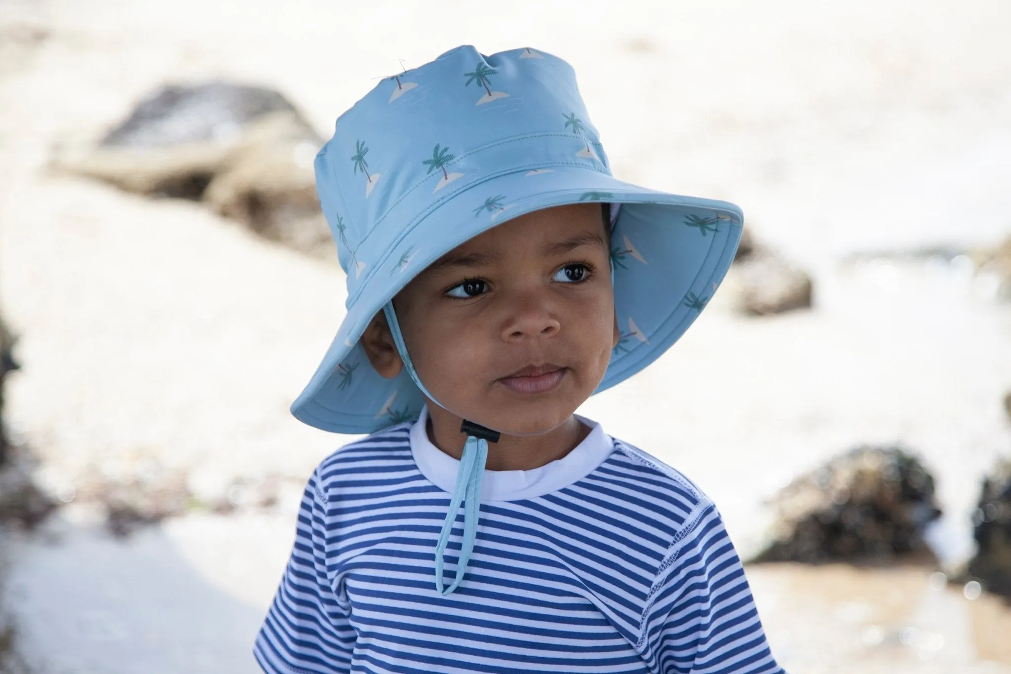 Island Wide Brim Swim Bucket Hat