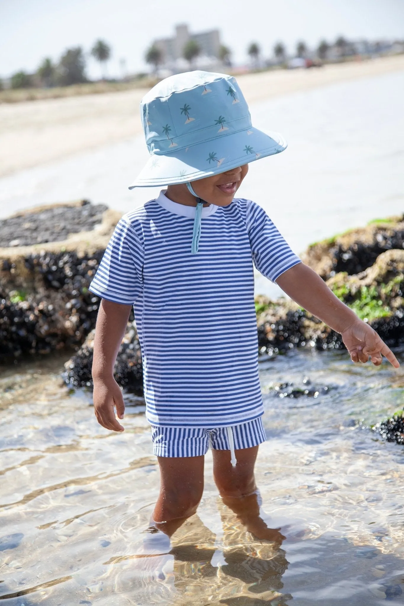 Island Wide Brim Swim Bucket Hat