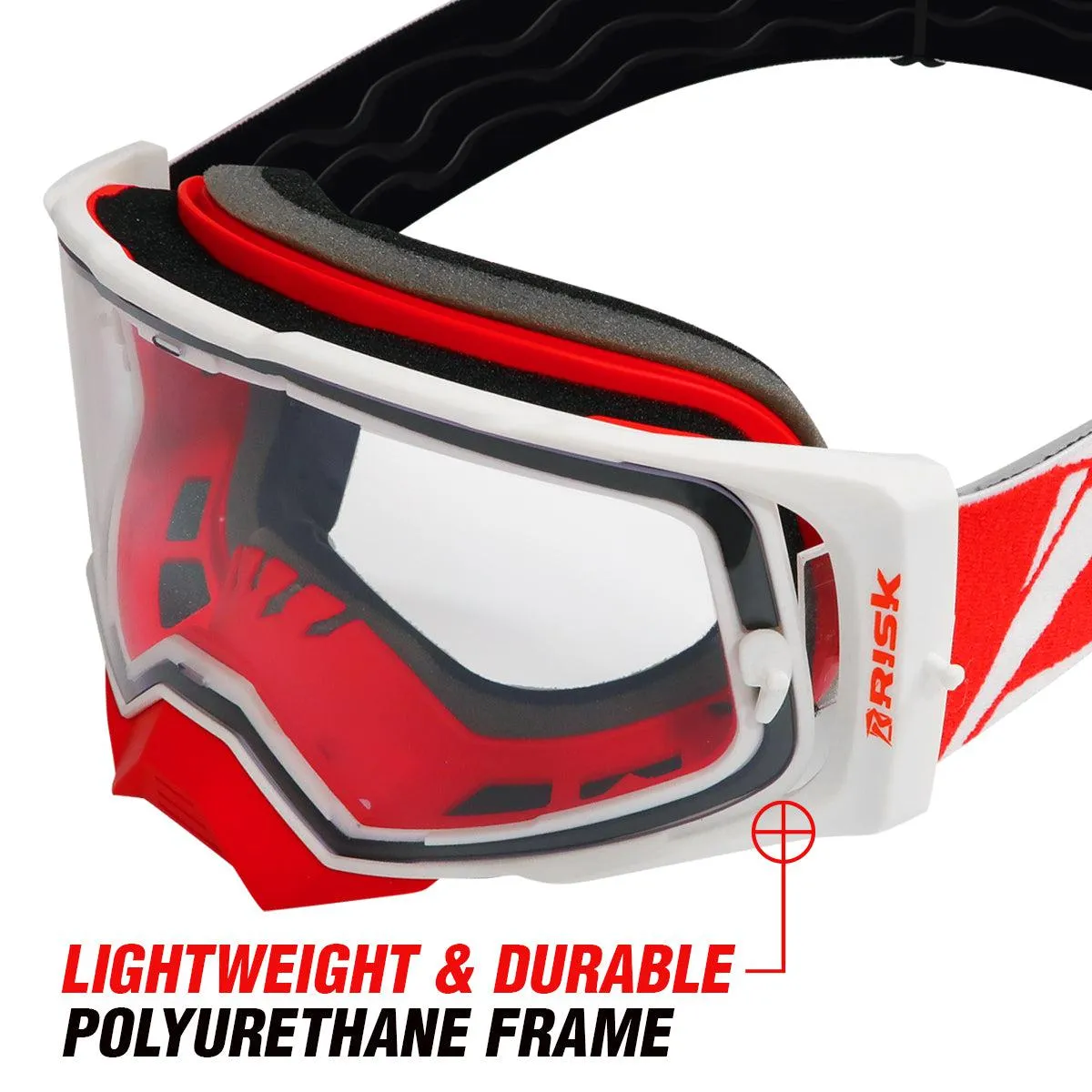 J.A.C. V2 MX Goggle with Clear Lens