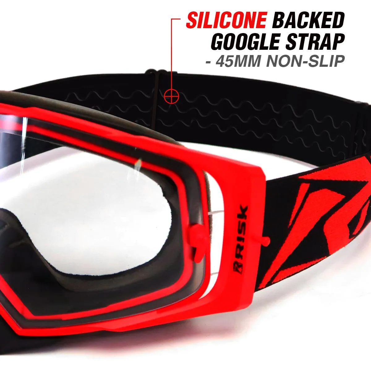 J.A.C. V2 MX Goggle with Clear Lens