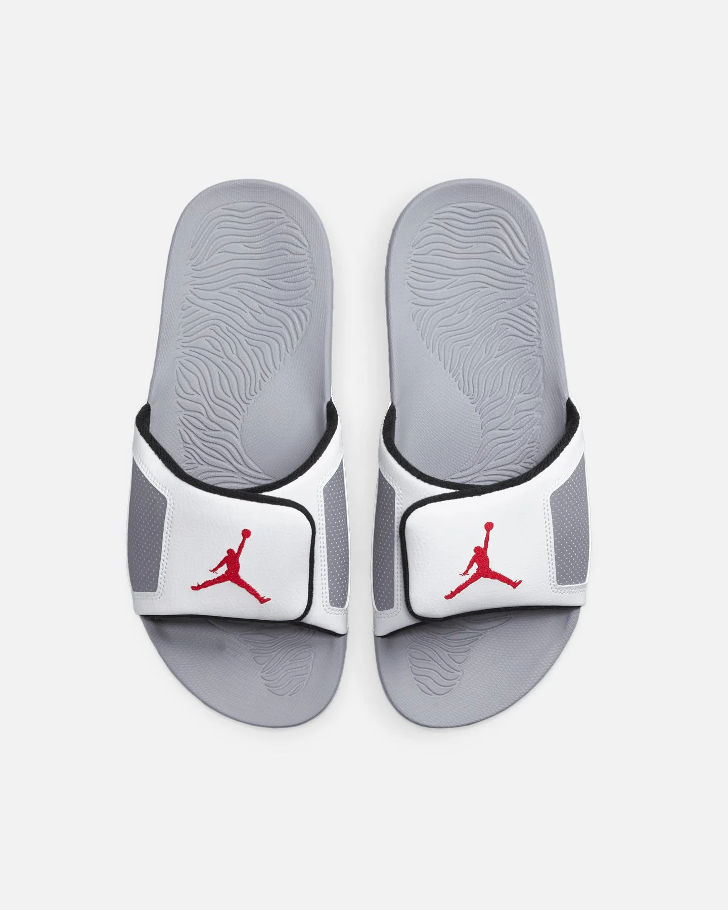 Jordan Hydro III Slides Summit White/Fire Red