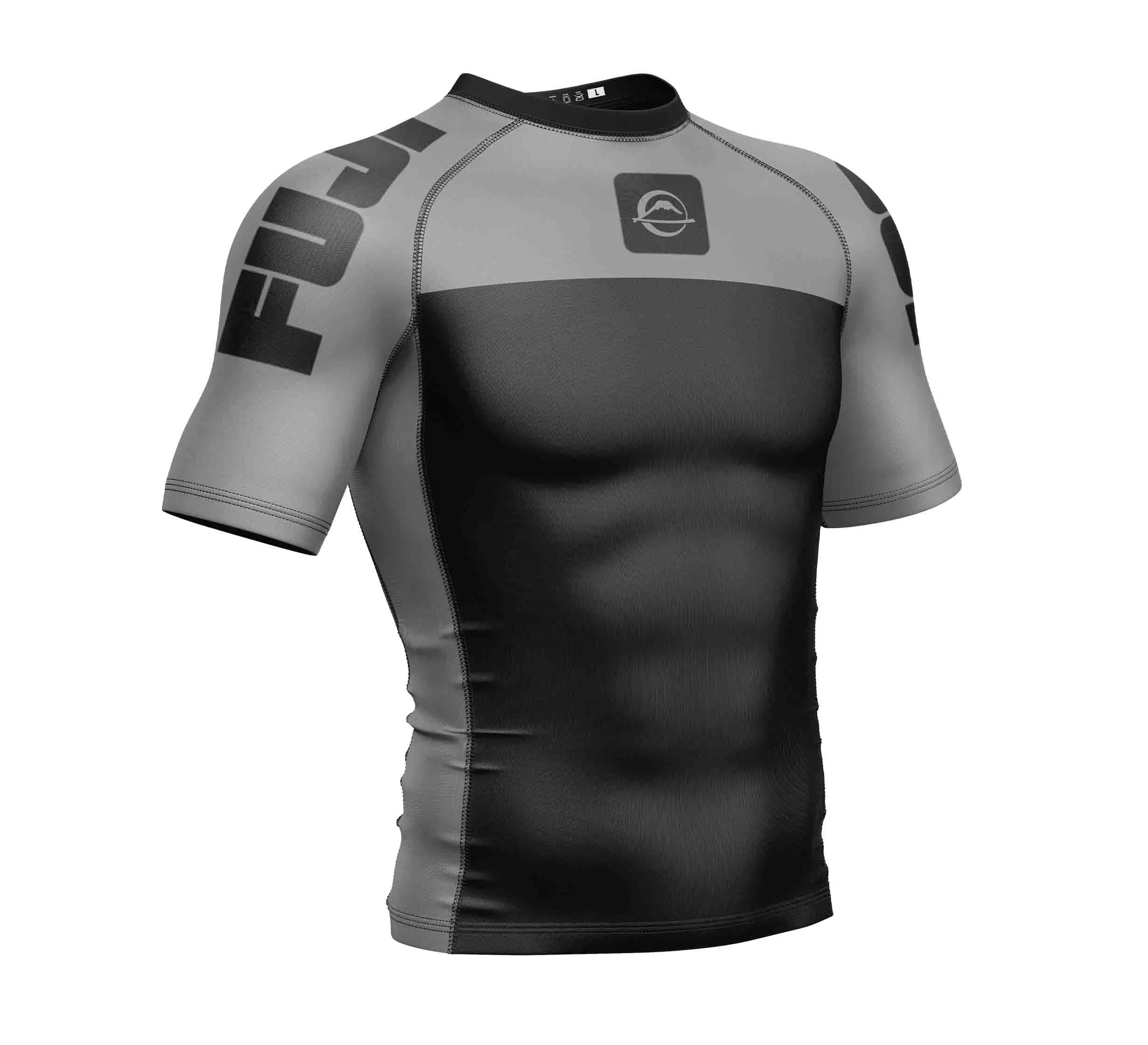 Kids Competition Ranked Rashguard Grey