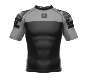 Kids Competition Ranked Rashguard Grey