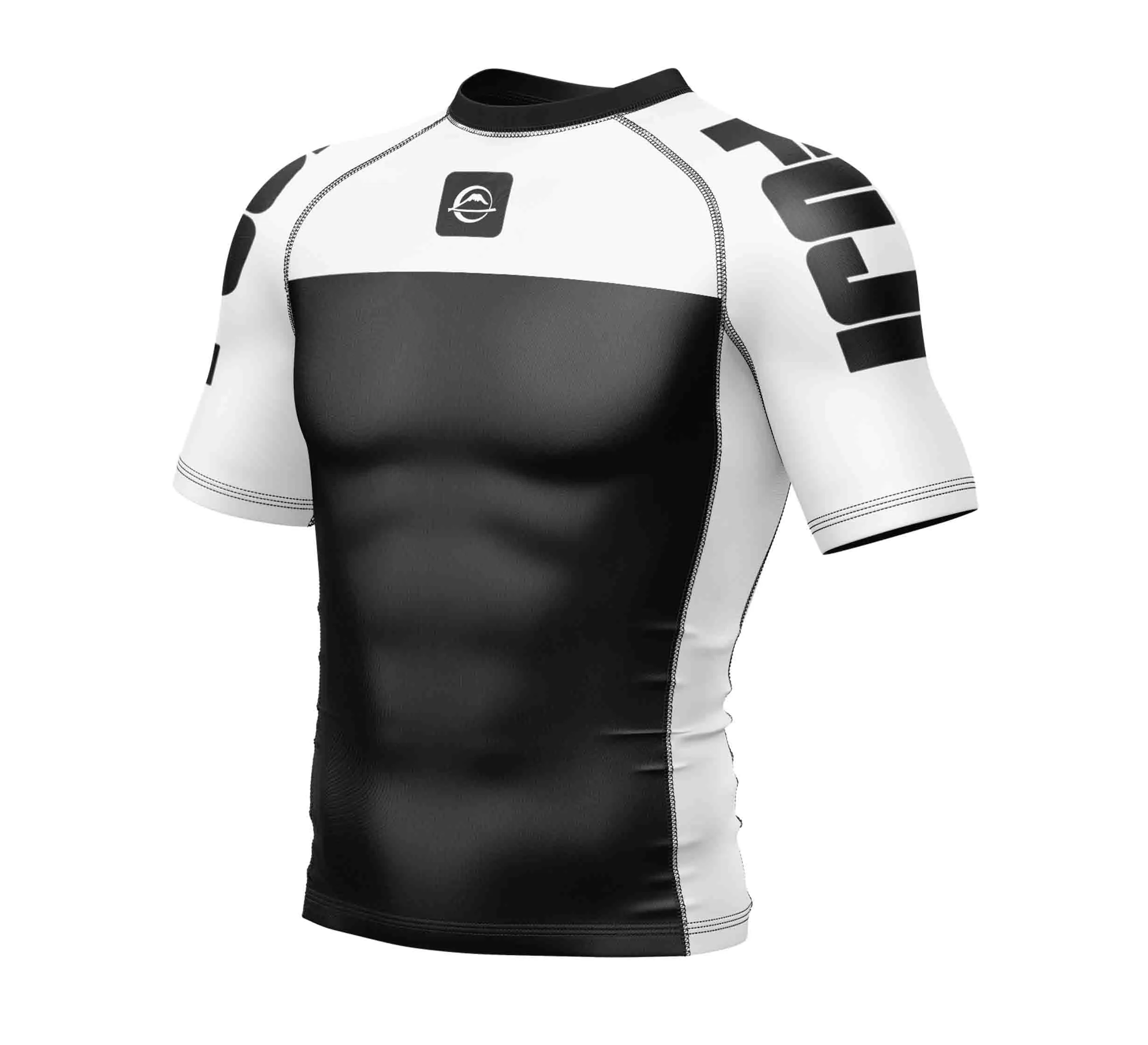 Kids Competition Ranked Rashguard White