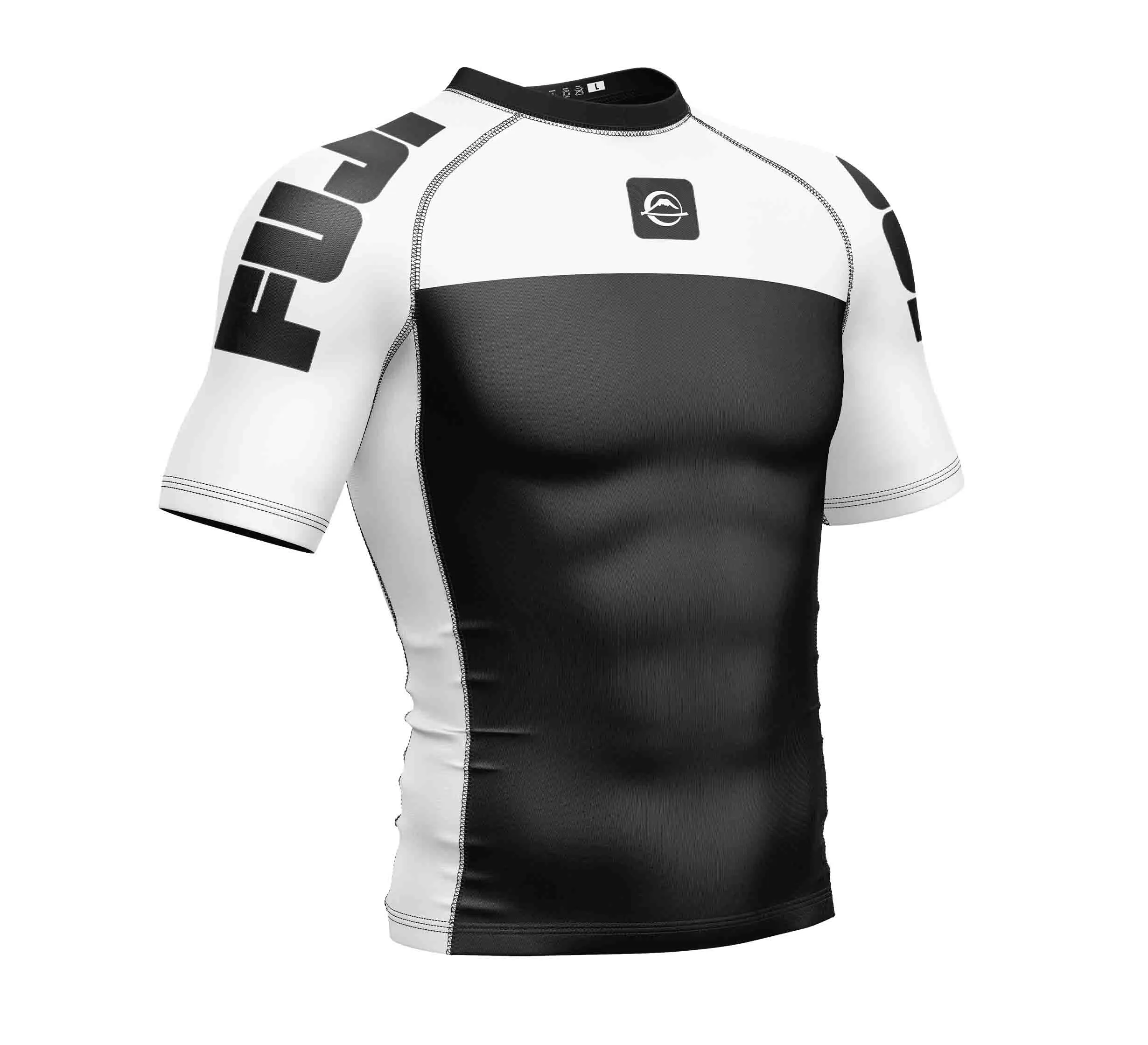 Kids Competition Ranked Rashguard White