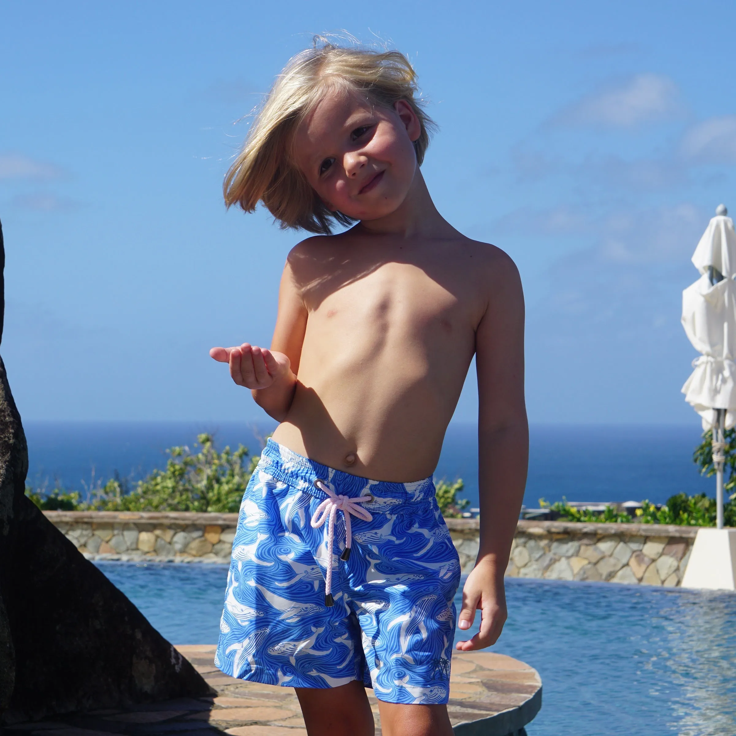 Kids' Swim Shorts WHALE